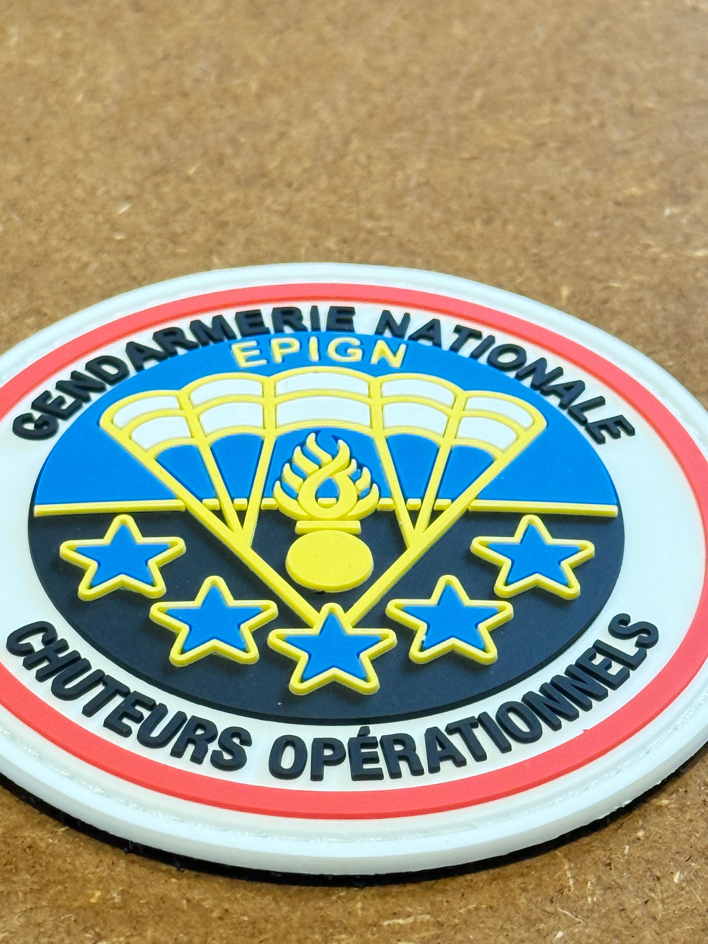 Patch PVC _CHUTOPS_Escadron Parachutiste d'Intervention Gendarmerie Nationale