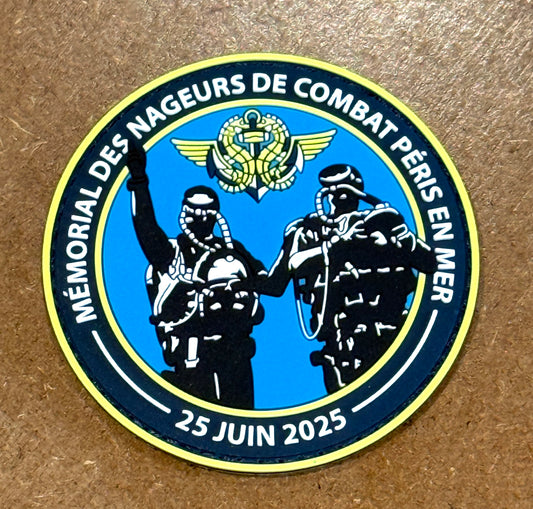NOUVEAU ! Patch Mémorial des Nageurs de Combat péris en mer.