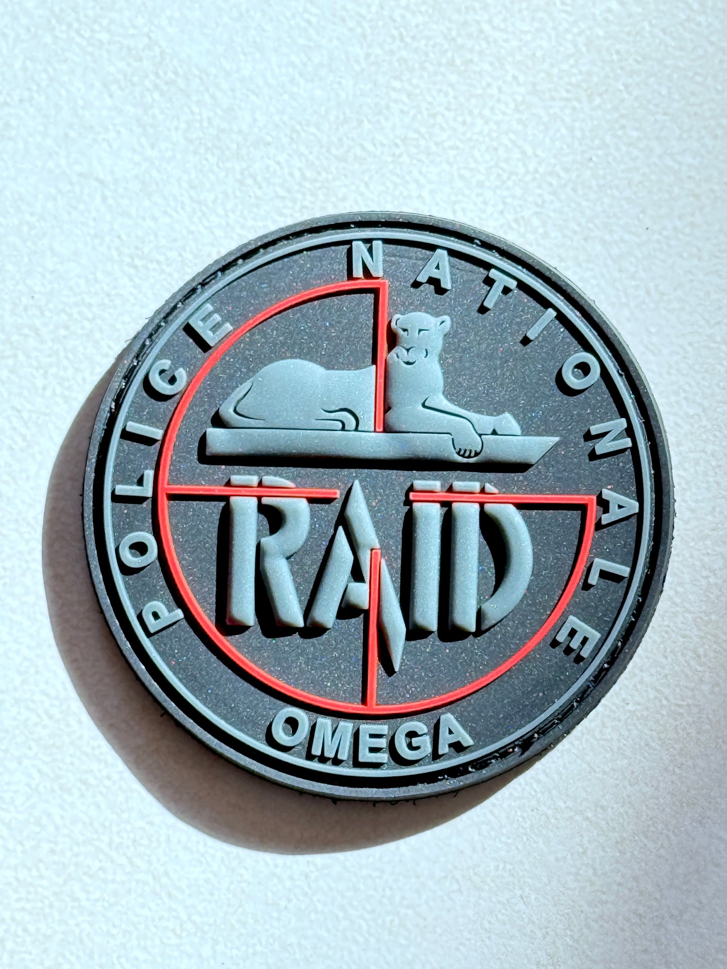 Patch Omega Black (PVC) ofisiel RAID