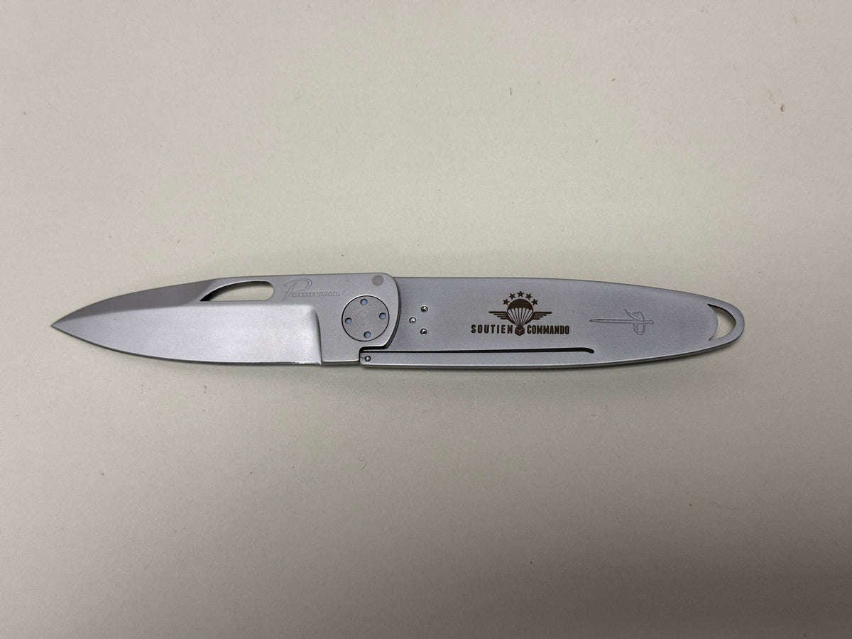Extra-flat and lightweight Perceval knife (made in France)