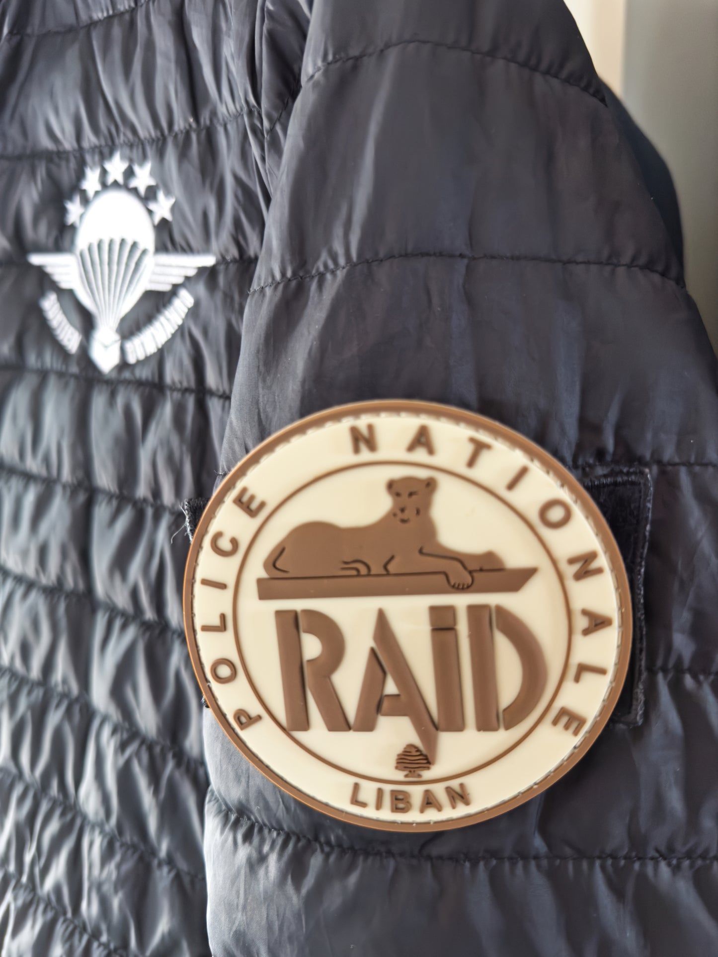 Patch officiel RAID Sable LIBAN (PVC)