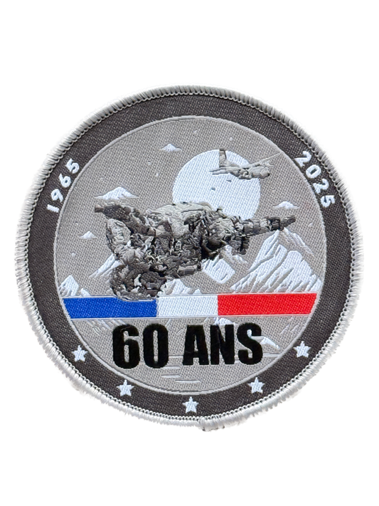 NOUVEAU- Patch commémoratif 60 ans du brevet Chuteur Opérationnel (Brodé)