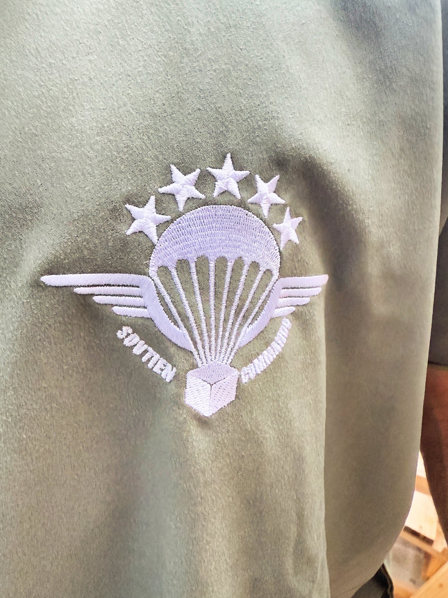 Poncho de bain brodé Soutien Commando