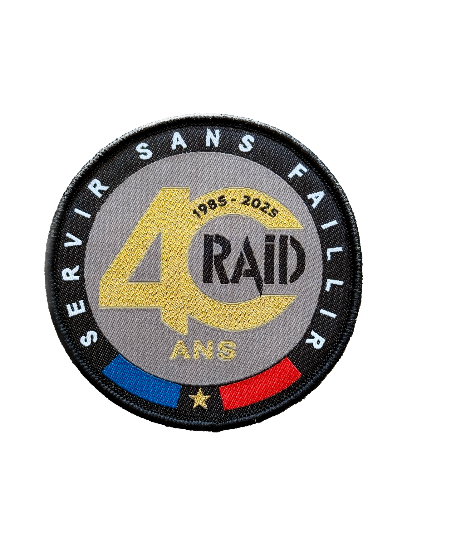 Patch officiel Les 40 ans du RAID (Tissu)