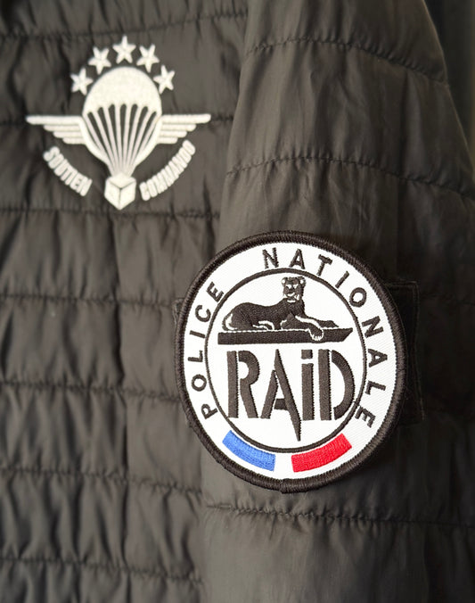 Patch officiel RAID blanc (Brodé)