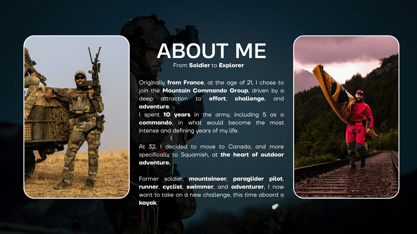 "Solo to Alaska" Operation (in aid of Soutien Commando)