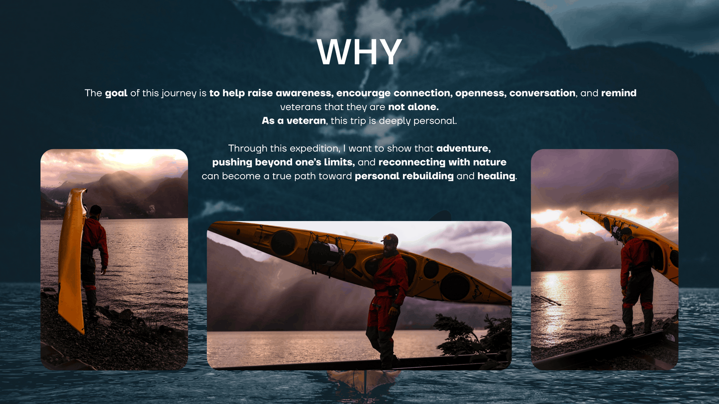 "Solo to Alaska" Operation (in aid of Soutien Commando)