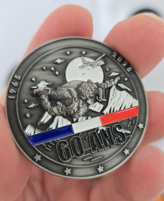 Coin Commémoratif 60 ans du brevet des Chuteurs Opérationnels
