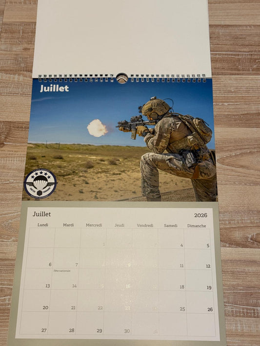 Calendrier 2026