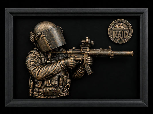 Cadre 3d résine "Opérateur du RAID"