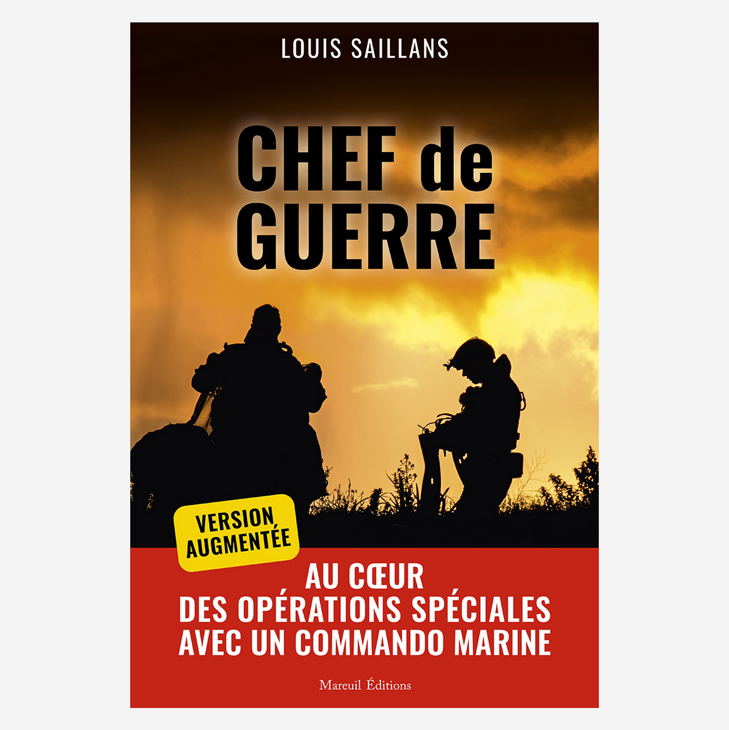 Livre "Chef de guerre" de Louis Saillans, version augmentée