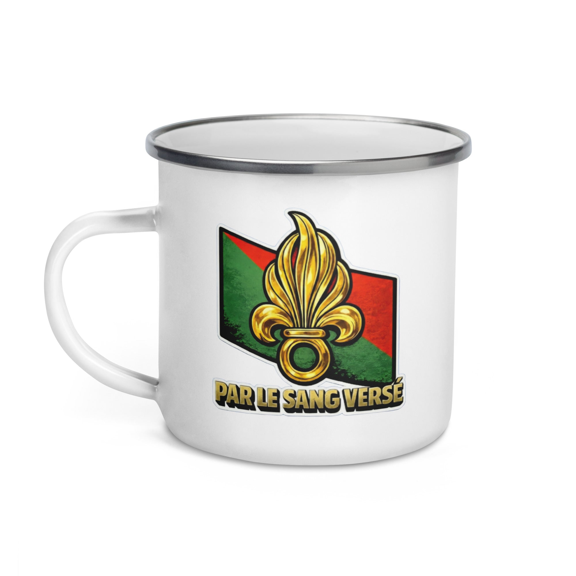 Mug émaillé - Par le sang versé - Good Morning Army – Soutien Commando