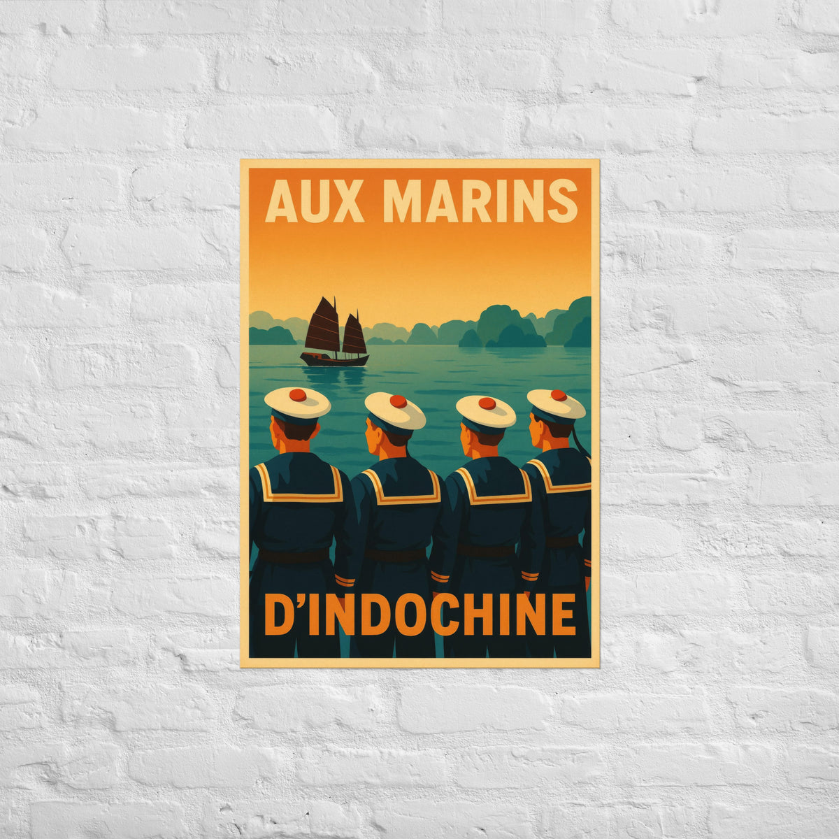 Affiche Originale Indochine 40x60 Cm – Vintage, Concert, Occasion Bon état