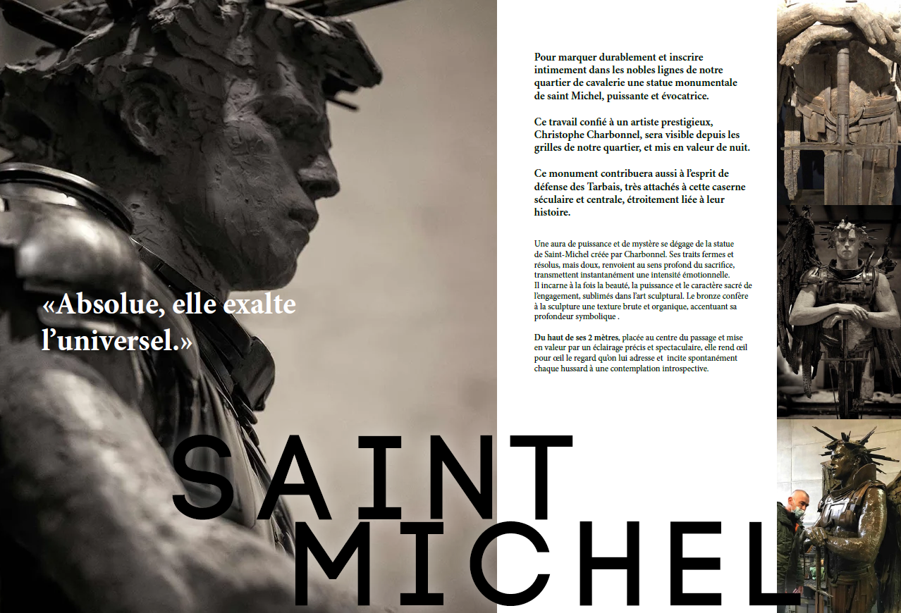 Don déductible des impôts ((au profit du projet de la statue de Saint-Michel)