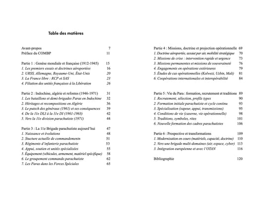 Livre "Les troupes parachutistes" de Fred Marie (éditions DÉFENSE ZONE)