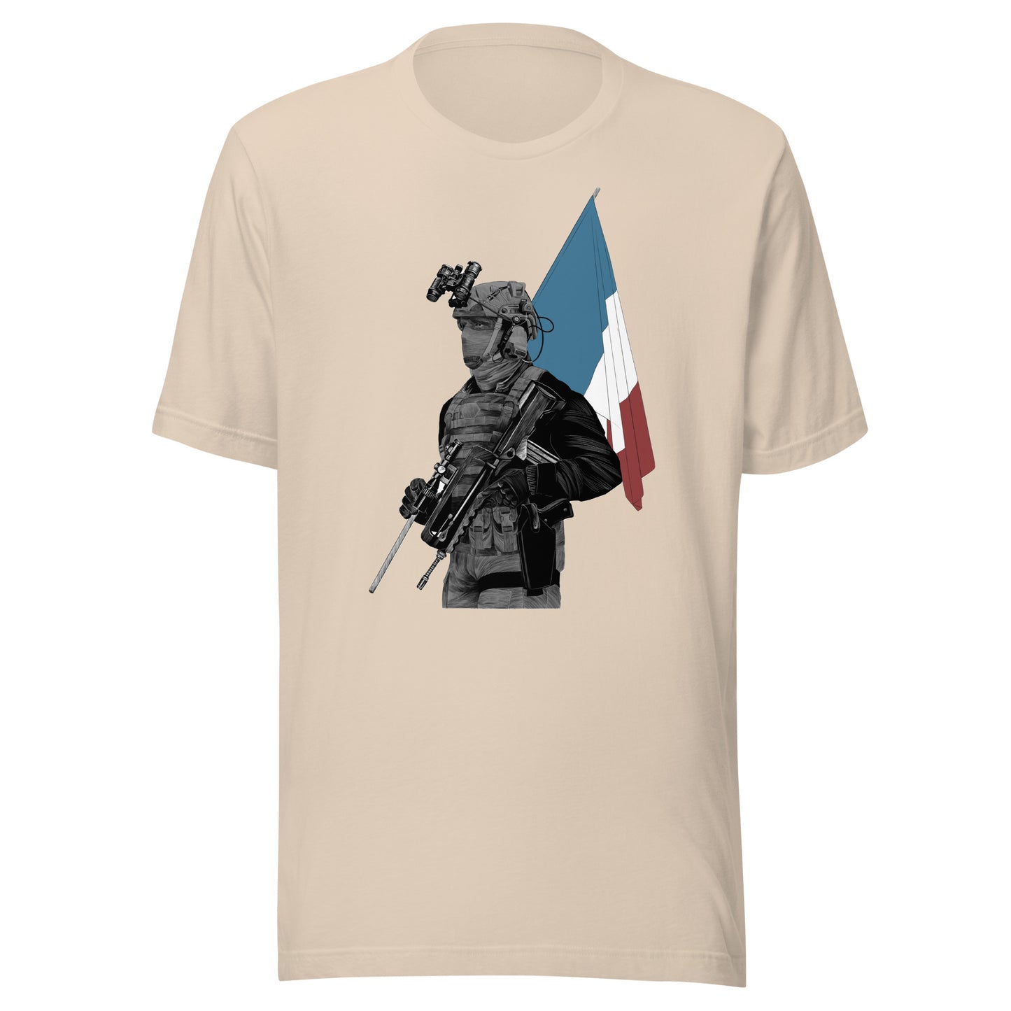 T-shirt unisexe - Calvaire Drach - Drapeau français