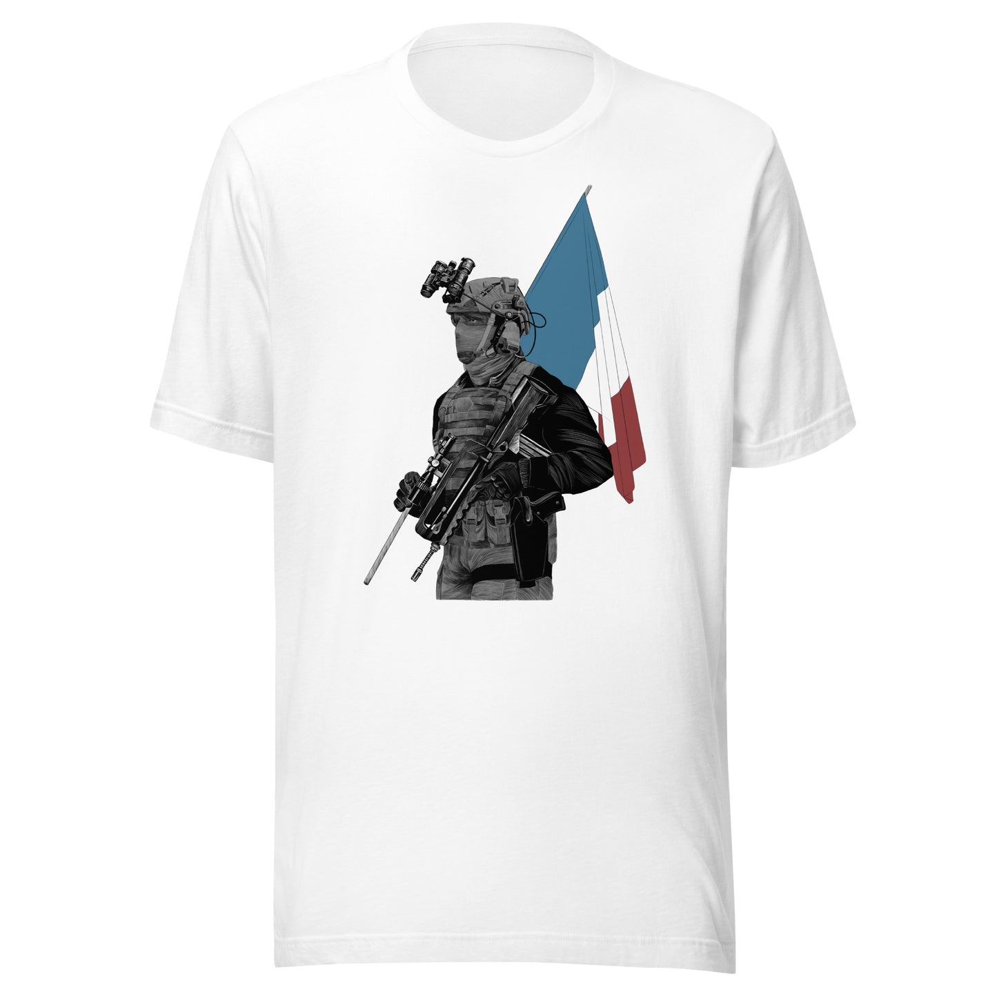 T-shirt unisexe - Calvaire Drach - Drapeau français