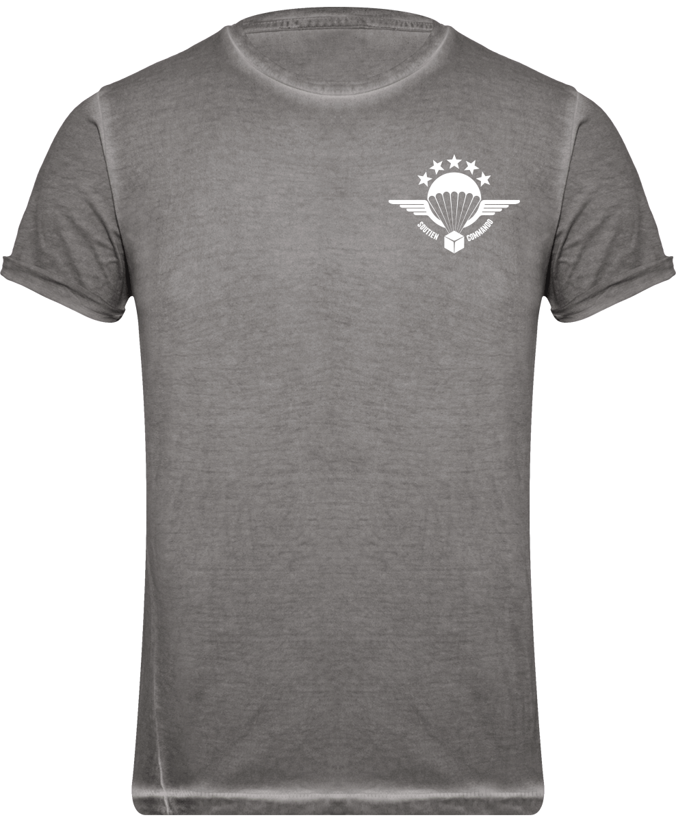T-Shirt Délavé Homme - Soutien Commando