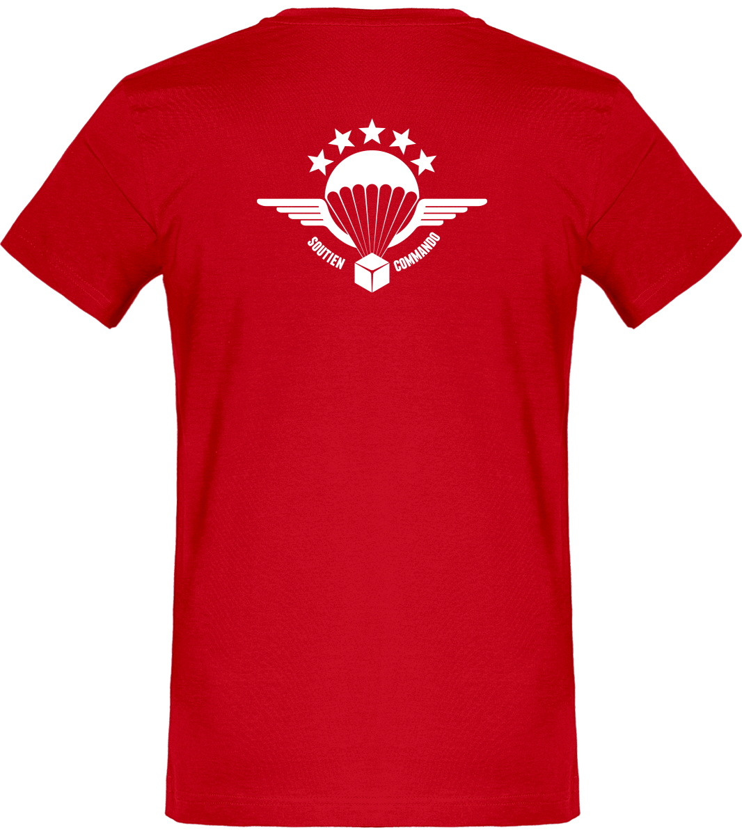 T-shirt  Homme Soutien Commando (avec logo dorsal)