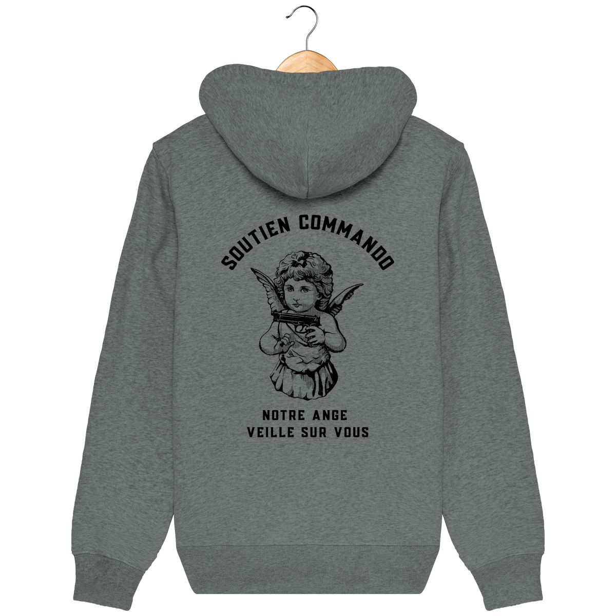 Sweatshirt Unisexe - L'Ange Gardien de Soutien Commando