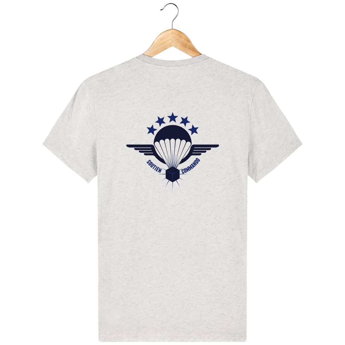 T-Shirt Unisexe Soutien Commando (avec logo dorsal)