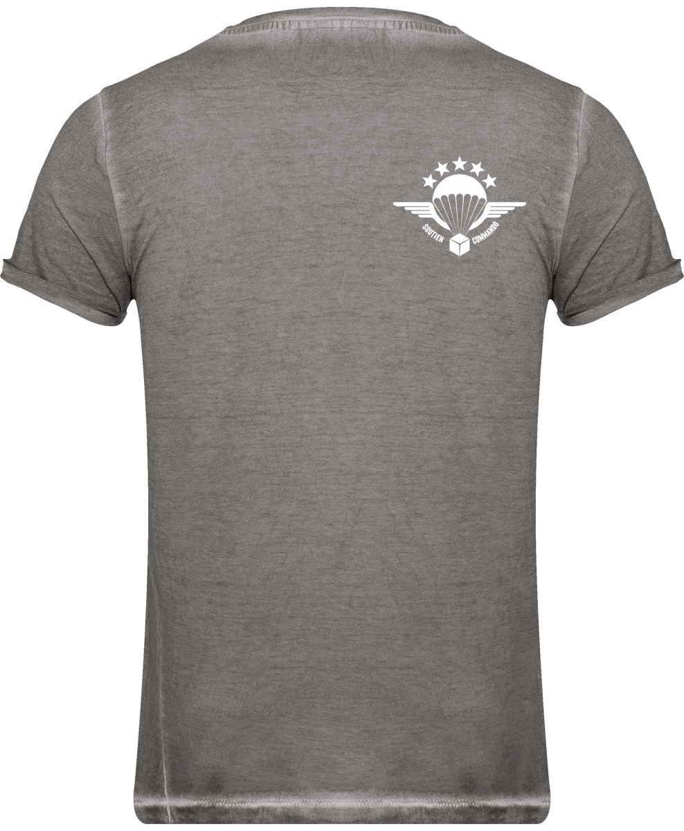 T-Shirt Délavé Homme - Soutien Commando