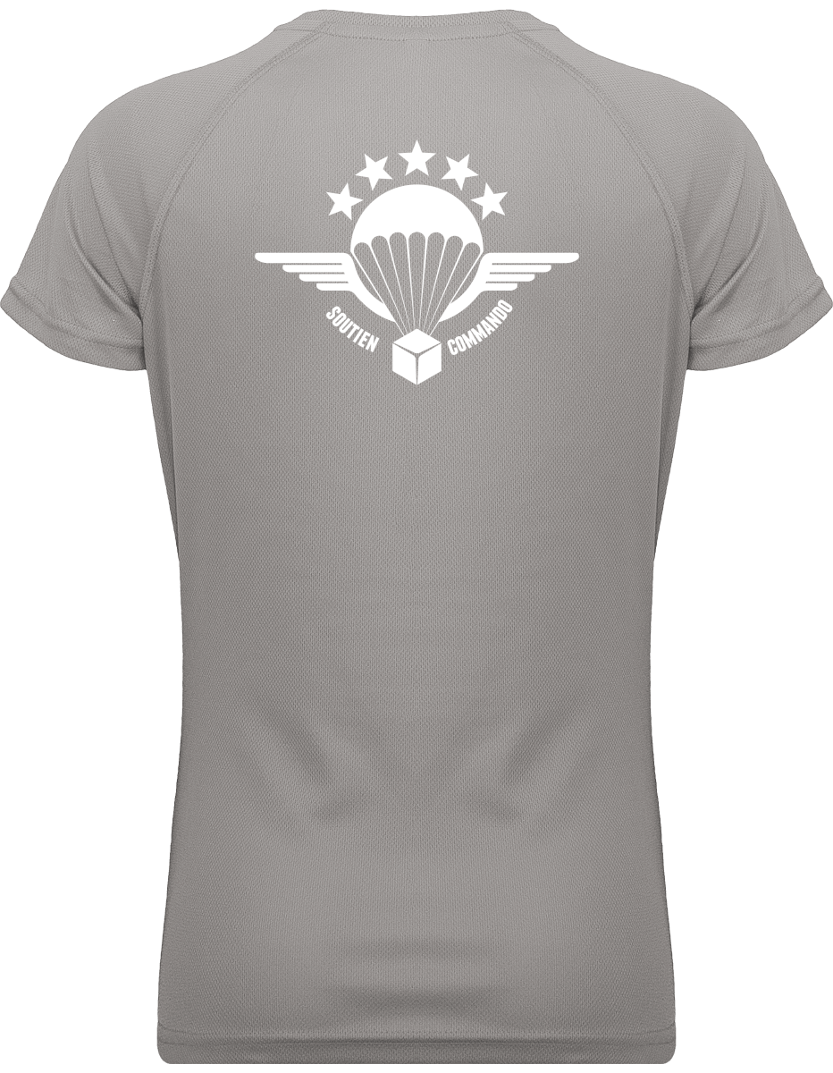 T-shirt Sport Femme Soutien Commando (avec logo dorsal)